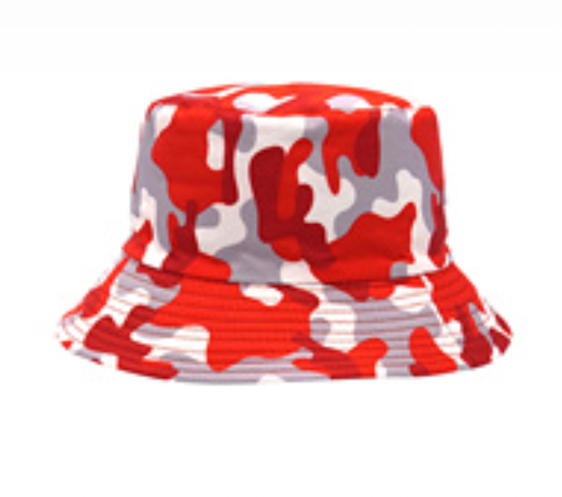 Bucket hat Red camo