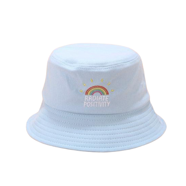 Rainbow Bucket hat Blue RADIATE POSITIVITY