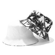 Reversible Miami Bucket hat Palm print